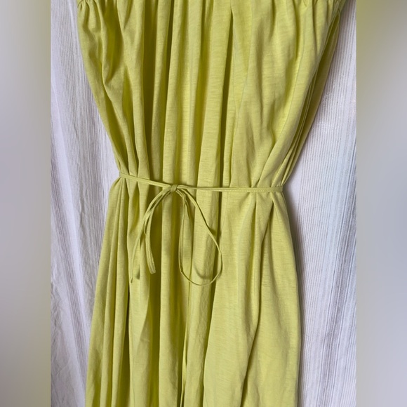 NATION PIMA COTTON CITRUS YELLOW MAXI DRESS - Picture 6 of 12